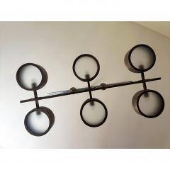 Rectangular Burnished Italian Chandelier - 4208979