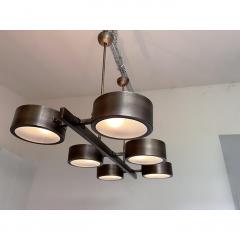 Rectangular Burnished Italian Chandelier - 4208981