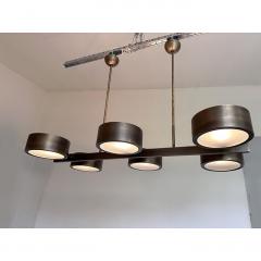Rectangular Burnished Italian Chandelier - 4208982