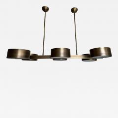 Rectangular Burnished Italian Chandelier - 4209767