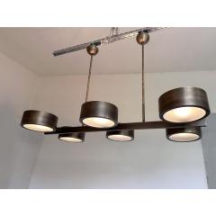 Rectangular Burnished Italian Chandelier - 4303359