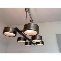 Rectangular Burnished Italian Chandelier - 4303401