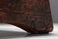 Rectangular Coffee Table Rustic Wabi Sabi Organic base Side table 1950s - 2469101