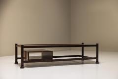 Rectangular Coffee Table Veneered In Rosewood Italy 1960s - 3467877