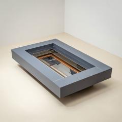 Rectangular Coffee Table attributed to Alain Delon for Maison Jansen France - 4435469