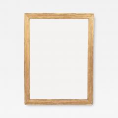 Rectangular French Fluted Giltwood Mirror - 3361077