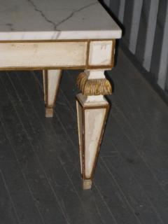 Rectangular Marble Top Coffee Table in the Louis XVI Style - 573050