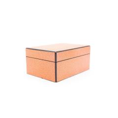 Rectangular Orange Shagreen Box - 4721206