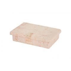 Rectangular Pink Marble Box - 4741655