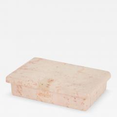 Rectangular Pink Marble Box - 4741669