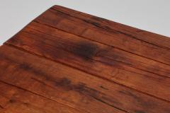 Rectangular Rustic Wood Coffee Table 1940s - 2427435