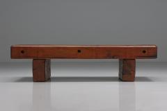 Rectangular Rustic Wood Coffee Table 1940s - 2427443