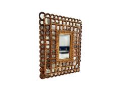 Rectangular Sunburst Mirror Unknown 1920s Lot PE5 - 4350817
