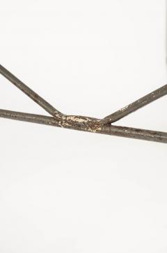 Rectangular White Marble Top Iron Base Table - 3298124