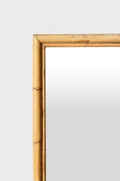 Rectangular bamboo mirror 1980 - 3359722