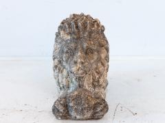 Recumbent Concrete Lion with Sphere France 1920s - 4208903