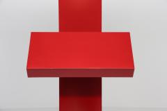 Red Abstract Post Modern Sculpture 1989 - 2730685