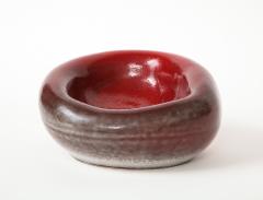 Red Ceramic Bowl in the Manner of Denise Gatard France 20th Century - 1942731