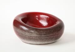 Red Ceramic Bowl in the Manner of Denise Gatard France 20th Century - 1942738