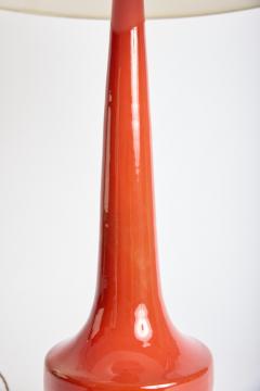 Red Ceramic Table Lamp Vallauris - 4818296