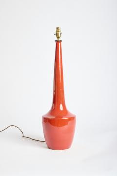 Red Ceramic Table Lamp Vallauris - 4818299