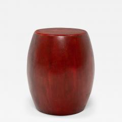 Red Lacquer Drum Table - 4288299