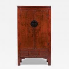 Red Lacquer Scholars Cabinet - 4205080
