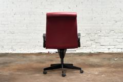 Red Leather Desk Chair by Richard Sapper for Knoll Inc Knoll Intl France 1992 - 2847606