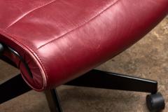 Red Leather Desk Chair by Richard Sapper for Knoll Inc Knoll Intl France 1992 - 2847609