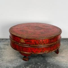 Red Round Box South East Asia Circa 19th Century - 1413998