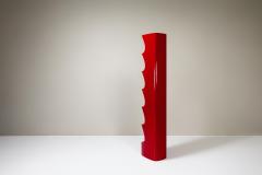 Red Totem Shelf by Valeric Doubroucinskis for Rodier France 1970s - 3817742