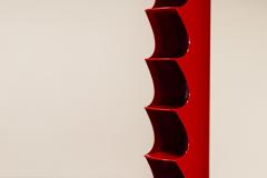 Red Totem Shelf by Valeric Doubroucinskis for Rodier France 1970s - 3817747