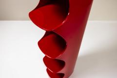 Red Totem Shelf by Valeric Doubroucinskis for Rodier France 1970s - 3817749