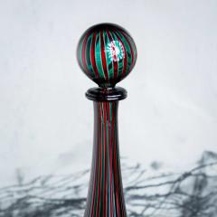 Red green Carafe by Venini Italy 1990 - 4427440