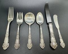 Reed and Barton Art Nouveau Serling Silver Dinner Flatware set 72 Pcs - 3678648