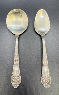 Reed and Barton Art Nouveau Serling Silver Dinner Flatware set 72 Pcs - 3678657