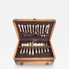 Reed and Barton Art Nouveau Serling Silver Dinner Flatware set 72 Pcs - 3679423