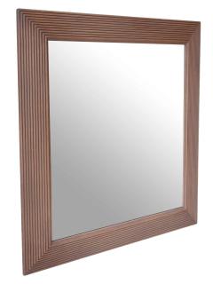 Reeded Maple Wood Mirror - 4656968