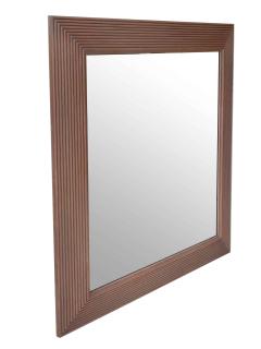 Reeded Maple Wood Mirror - 4656972