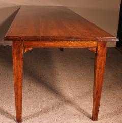 Refectory Table Of 3m Long In Oak 19th Century - 3112794