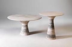 Refined Set of 3 Contemporary Marble Side Tables - 1415557