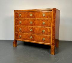 Refinished Biedermeier Four Drawer Satin Birch Chest Dresser or Commode 1850s - 2999313