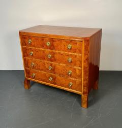 Refinished Biedermeier Four Drawer Satin Birch Chest Dresser or Commode 1850s - 2999314