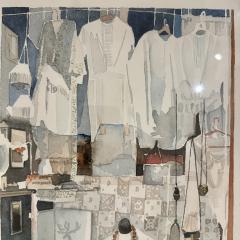 Reflections in a 2nd Hand Window Watercolors painting by Wilda Nothrop  - 4570261
