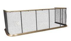 Regency Brass And Wire Fire Fender - 4789150