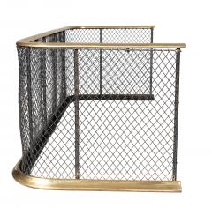 Regency Brass And Wire Fire Fender - 4789156