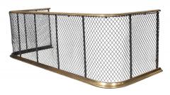 Regency Brass And Wire Fire Fender - 4789157