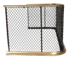 Regency Brass And Wire Fire Fender - 4789159