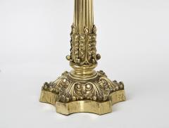 Regency Brass Column Lamp Circa 1825 - 1679488