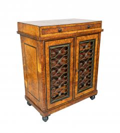 Regency Burr Elm And Ebony Credenza - 4396657